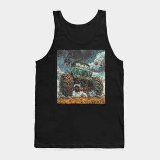 A Monster Truck in Action Tank Top